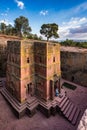 Lalibela, Ethiopia. Famous Rock-Hewn Church of Saint George - Bete Giyorgis