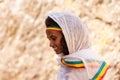 Orthodox Christian ethiopian woman, Lalibela, Ethiopia