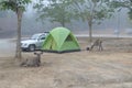 Lam ta khong camping ground in thailand