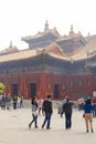 Lama temple in Beijing Royalty Free Stock Photo