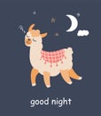 The Lama wishes you a good night.