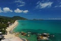 Lamai beach on samui island