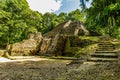 Lamanai archaeological reserve mayan Mast Temple in Belize