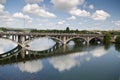 Lamar bridge in Austin Texas Royalty Free Stock Photo