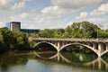 Lamar bridge in Austin Texas Royalty Free Stock Photo