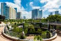 Lamar Pedestrian Bridge Royalty Free Stock Photo