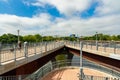 Lamar Pedestrian Bridge Royalty Free Stock Photo