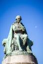 Lamarck statue in the Jardin des plantes Park, Paris, France Royalty Free Stock Photo