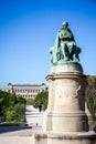 Lamarck statue in the Jardin des plantes Park, Paris, France Royalty Free Stock Photo