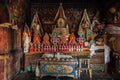 Inside Lamayuru gompa (Tibetan Buddhist monastery). Ladakh, India Royalty Free Stock Photo