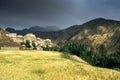 Lamayuru panoramic view Ladakh India Royalty Free Stock Photo