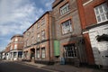 The Lamb Arcade and other buildings in Wallingford, Oxfordshire in the UK