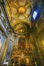 Lamb Ceiling Frescos Vincenzo Anastasio Church Basilica Altar Rome Italy Royalty Free Stock Photo