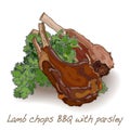 Lamb chops BBQ