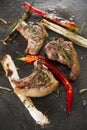 Lamb chops Royalty Free Stock Photo