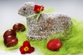 Lamb coconut cake Royalty Free Stock Photo