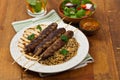 Lamb Kebabs Royalty Free Stock Photo