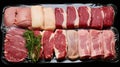 lamb meat package Royalty Free Stock Photo