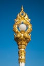 Lamb pole Wat Nong Bua Royalty Free Stock Photo