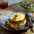 Lamb and polenta Parmentier Royalty Free Stock Photo