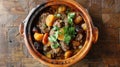 Lamb Tagine: A slow-cooked stew originating from North Africa