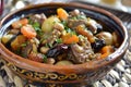 Lamb Tagine: A slow-cooked stew originating from North Africa
