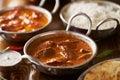 Lamb tikka masala in balti dish Royalty Free Stock Photo