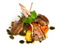 Lamb with vegetables Royalty Free Stock Photo
