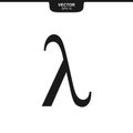 Lambda Lowercase Greek Alphabet Symbol