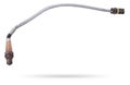 Lambda probe - oxygen sensor device designed to record tamount of remaining oxygen in the exhaust gas of car engine is located in Royalty Free Stock Photo