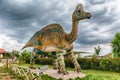 Lambeosaurus dinosaur inside a dino park in southern Italy