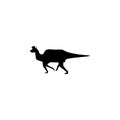 Lambeosaurus icon. Elements of dinosaur icon. Premium quality graphic design. Signs and symbol collection icon for websites, web d Royalty Free Stock Photo