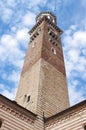 Lamberti Tower in Piazza Signori in Verona