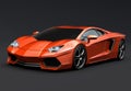 Lamborghini aventador 3d rendering