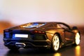 Lamborghini Aventador LP700-4 model car rear view