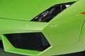 Lamborghini car headlight and air intake Royalty Free Stock Photo