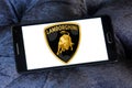 Lamborghini car logo Royalty Free Stock Photo