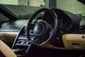 Lamborghini Gallardo interior with steering wheel on right side