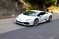 Lamborghini Huracan LP610-4 2014 test drive Royalty Free Stock Photo