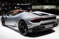 Lamborghini Huracan RWD Spyder sports car Royalty Free Stock Photo