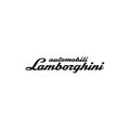 Lamborghini logo editorial illustrative on white background Royalty Free Stock Photo