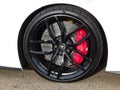 Lamborghini low profile tyre Royalty Free Stock Photo