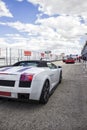 Lamborghini luxury car on a racing circuit