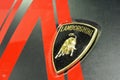 Lamborghini luxury commercial car brand emblem and logos.