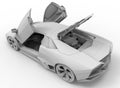 Lamborghini Reventon illustration Royalty Free Stock Photo