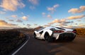 Lamborghini Sian FKP 37 on the desert road