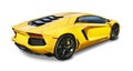 Lamborghini Aventador Supercar- isolated Royalty Free Stock Photo