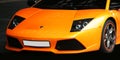 Lamborgini Sports orange car Royalty Free Stock Photo