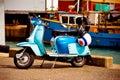 Lambretta at the fish docks