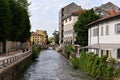 Lambro river i Monza, Italy